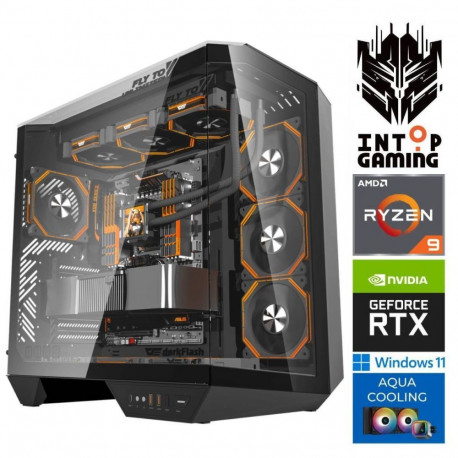 INTOP AQUA Ryzen 9 9900x 64GB DDR5 1TB SSD M.2 NVME RTX5070Ti 16GB WIN11
