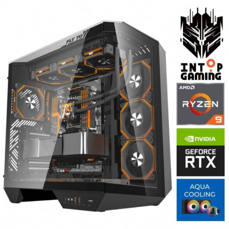 INTOP AQUA Ryzen 9 9900x 64GB DDR5 1TB SSD M.2 NVME+2TB RTX5070Ti 16GB
 no-OS