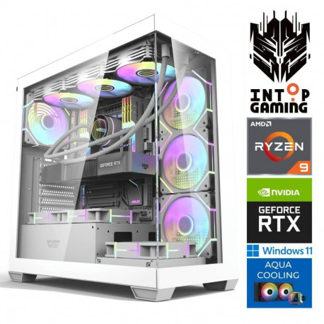 INTOP AQUA Ryzen 9 9900x 64GB DDR5 1TB SSD M.2 NVME RTX5070Ti 16GB
 WIN11