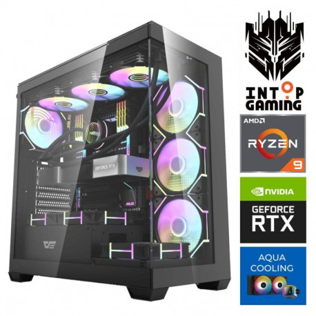 INTOP AQUA Ryzen 9 9900x 64GB DDR5 1TB SSD M.2 NVME+2TB RTX5070Ti 16GB
 no-OS