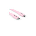 CLUB3D USB C cable pink