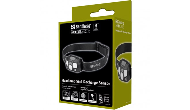 Pealamp Sandberg 5in1 Recharge Sensor