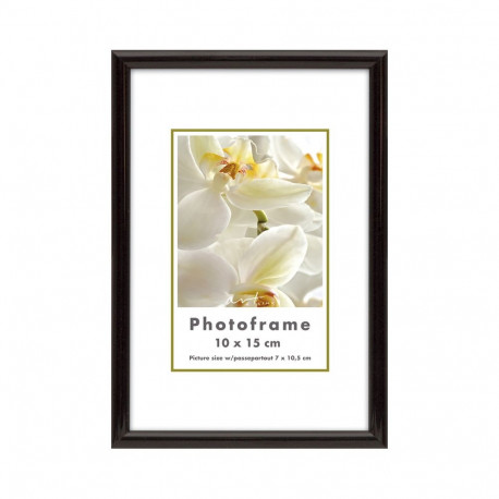 Picture frame 10x15cm DECOLINE fine frame black
