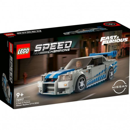 LEGO 76917 Speed Champions Nissan Skyline GT-R (R34) from Too Fast Too Furious Constructor