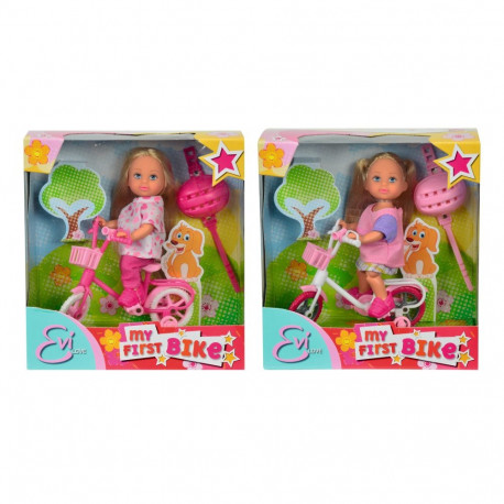 Simba nukk Evi jalgrattaga 2 erinevat