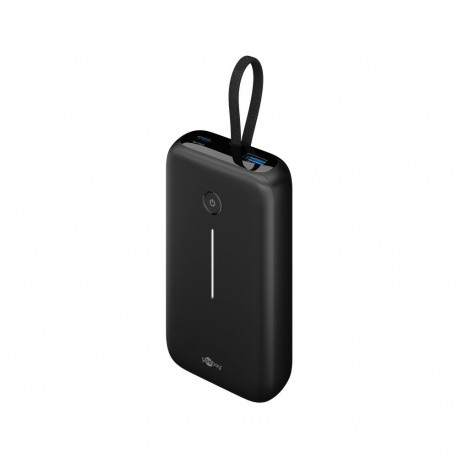 Goobay Power Bank 20,000 mAh with Built-In USB-C™ Cable