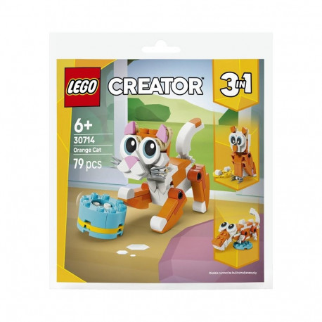 CONSTR LEGO ORANGE CAT 30714