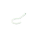 BENDED HOOK 50X3,3X18X13 WHITE/ 4PCS
