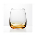 AMBER TUMBLE GLASS 6PCS