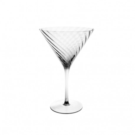 HAND-BLOWN MARTINI GLASS ROMANCE 6PCS