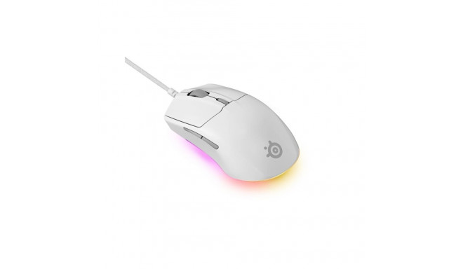 GAM. MOUSE STEELSERIES RIVAL 3 GEN 2 WHT
