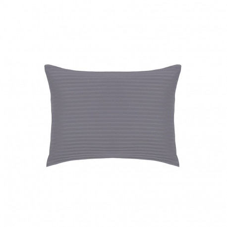 BED COV SET STRIPED SATEEN GREY 200x220