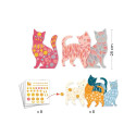 TOY CREATIVE KIT CUTE CATS DJ00079