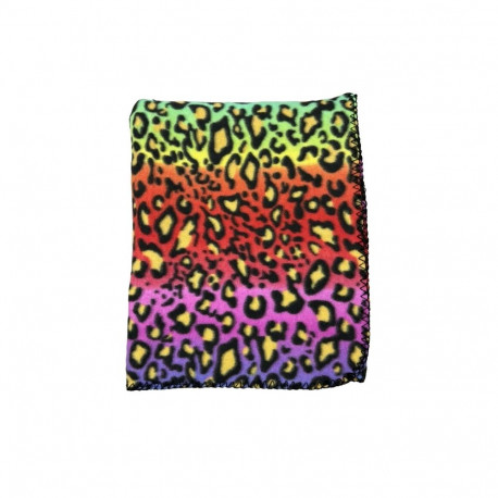 PLAID BLANKET POLAR 130X160 LEO COLORS