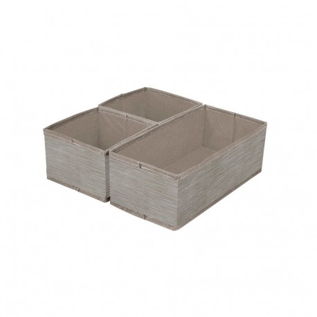 BOXSTORAGE 3PCE 28X14X10CM 14X14X10CM