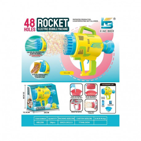 SOAP BUBBLES GUN WITH 48 HOLES ZJA358311
