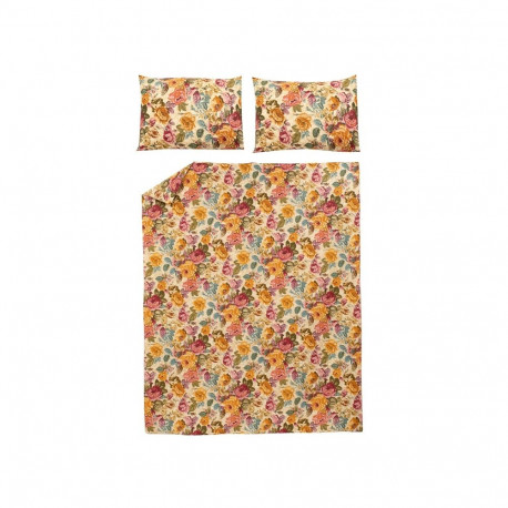 BED COV SET Flowers KSL COTTON 200x220CM