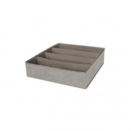 BOXSTORAGE 4 lahtriga 30x30x10cm beež tekstiil