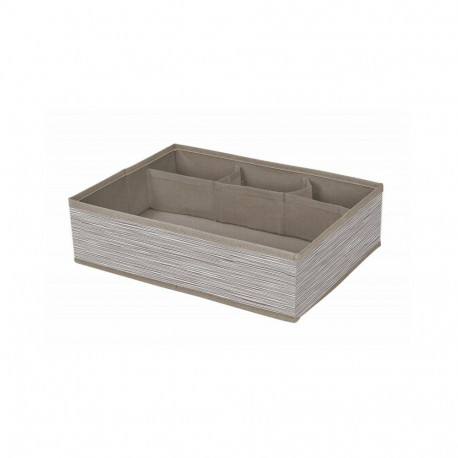 BOXSTORAGE 4 sektsiooniga 33x23.5x9cm beež karp