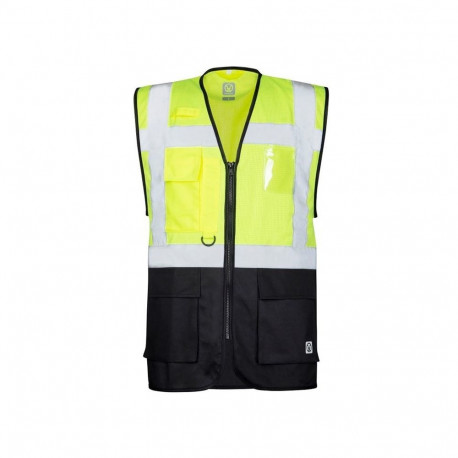 HI-VIZ VEST MANAGE SIGNAL YELLOWXL