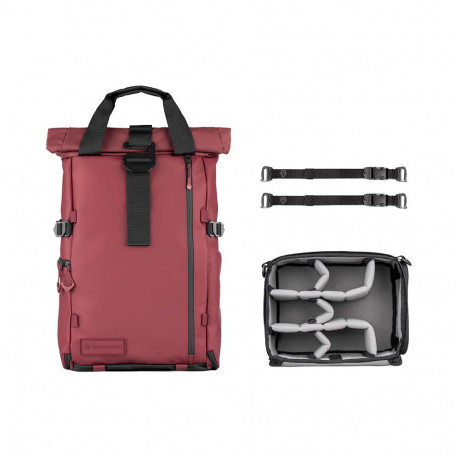 WANDRD seljakoti fotokomplekt PRVKE 31L, Rhone bordoopunane