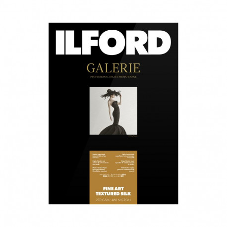 Ilford fotopaber Galerie FineArt Textured Silk 270g A3+ 50 lehte