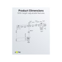 Dual Monitor Mount Flexfor monitors 17 - 32 inches (43-81 cm)