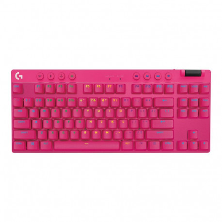 Logitech G Pro X TKL Lightspeed mänguklaviatuur - magenta - (US) INTL - 2.4GHz/BT - N/A - EMEA28-935