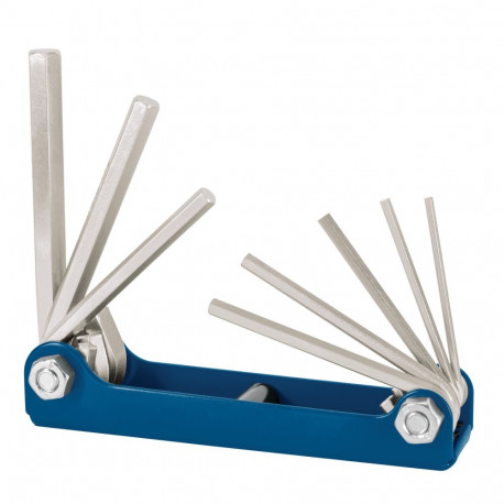 Metric folding hex key set 8 pcs 1.5-8mm Truper®