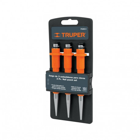 Punch set, 3 pcs Truper®