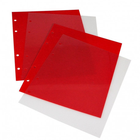 SAFE Album Compact märkidele vaheleht - punane