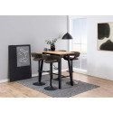 Bar stool GRACE anthracite/black