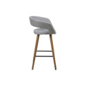 Counter stool GRACE light grey