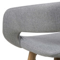 Counter stool GRACE light grey