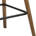 Counter stool GRACE light grey