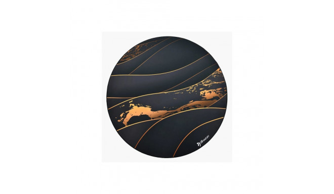 Arozzi Zona ümmargune põrandamatt must/kuldne