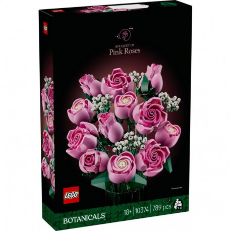 Blocks Botanicals 10374 Bouquet of Pink Roses