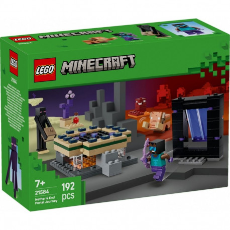 Blocks Minecraft klotsikomplekt 21584 Netheri ja Endi portaalide seiklus