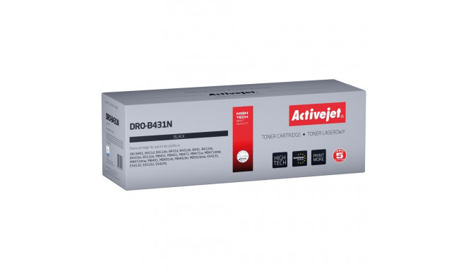 Laser Printer Cartridge - Activejet Dro-b431n, Black