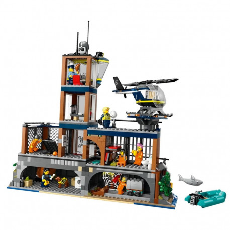 Construction Set - LEGO CITY 60419 Police Prison Island 980 Pieces 7 Minifigures