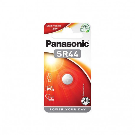 Battery - Panasonic SR44 357 Silver Oxide 1.55V 5.4mm x 11.6mm