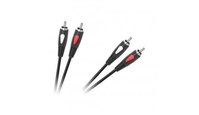 Kabel 2RCA-2RCA 0.5m Cabletech Eco-Line