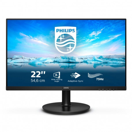 Philips V Line 222V8LA/00 arvutimonitor 54.6 cm (21.5") 1920 x 1080 pikslit Full HD LCD must