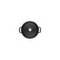 "Staub La Cocotte 20cm rund. schwarz. Gusseisen"
