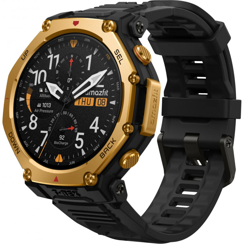 Huami Amazfit T-Rex 3 Pro 48mm, must/kuldne