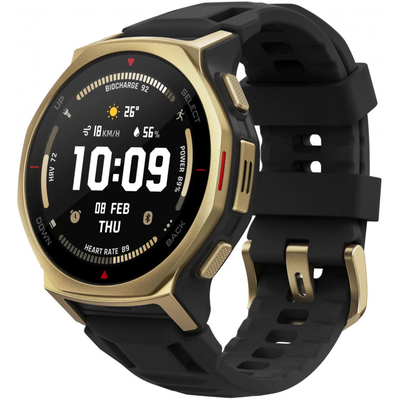 Huami Amazfit T-Rex 3 Pro 44mm, must/kuldne