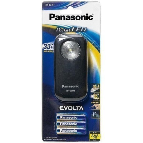 Panasonic kabatas lukturītis BF-BL01BK + 3xLR03