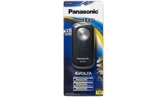 Panasonic kabatas lukturītis BF-BL01BK + 3xLR03