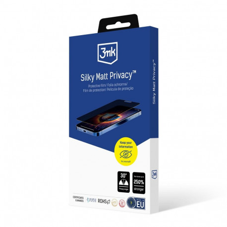 Privacy Film 3mk Silky Matt Privacy for Xiaomi Redmi Note 14 5G