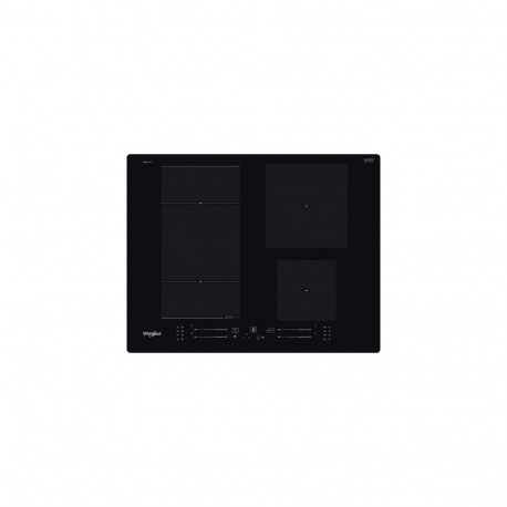 Whirlpool WF S2765 NE/IXL Black Built-in 65 cm Zone induction hob 4 zone(s)
